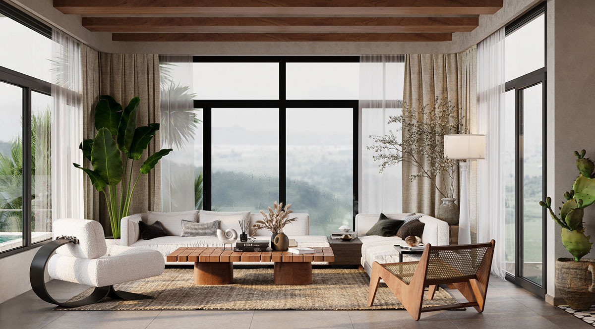 boho living room interior design tips ideas accessories